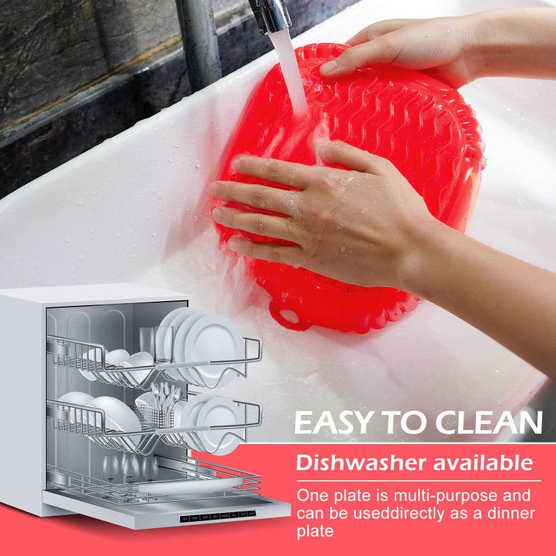 Vailnd Air Fryer Silicone Liners: Air Fryer Silicone Liners Reusable, Square Air Fryer Silicone Pot, Replacement of Parchment Paper, Washable Airfryer Basket Accessories for 4Qt and Bigger (8 inch) - Image 4