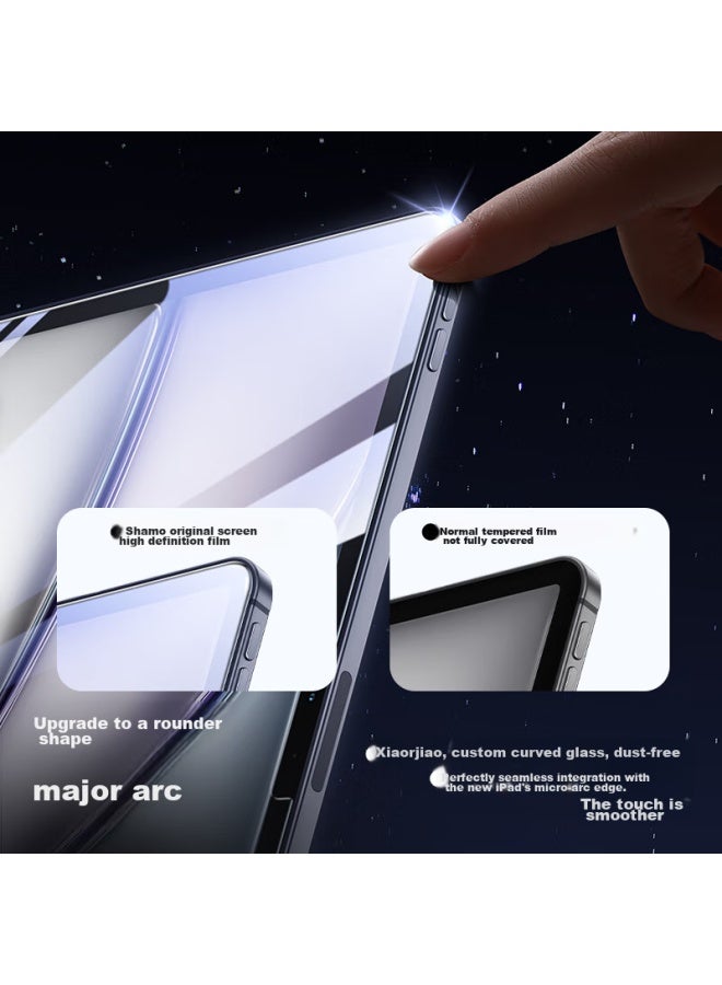 Smartdevil Tempered Glass Screen Protector For Ipad Air 6, 11-inch Model, Apple M2 Tablet, Full Coverage, Shatterproof, Anti-fingerprint, Hd Protective Film - Image 2