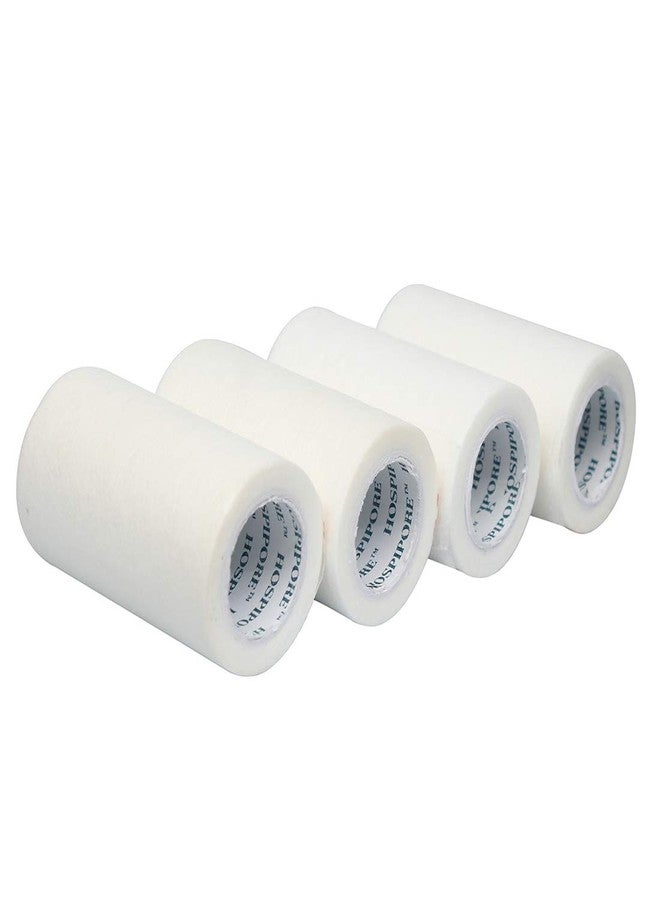 SMARTCARE Hospipore Paper Tape - 3"x5MTR, Pack of 4 Rolls for Gentle Wound Care - Image 1