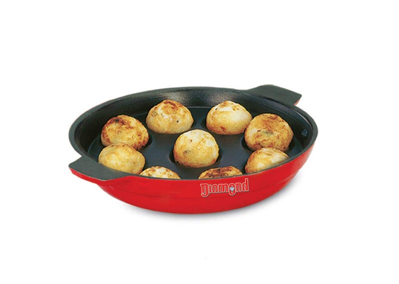 Diamond Non Stick Pan, Black. - Image 1