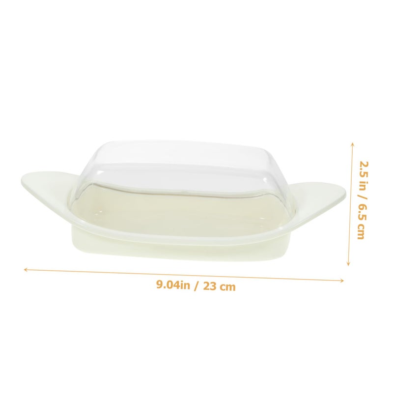 Multifunctional Butter Dish With Lid Elegant Kitchen Storage Box - Image 3