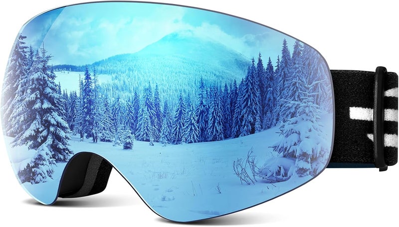 LOEO Kids Ski Goggle, Snow Ski Goggles for Kids Youth Teens Boys and Girls from 5-14 - Image 1