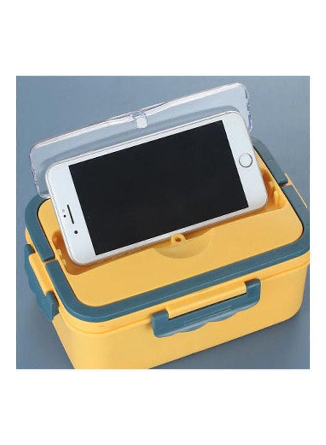 Arabest Wheat Straw Microwave Lunch Box - Yellow 12 x 20 7.6cm - Image 3