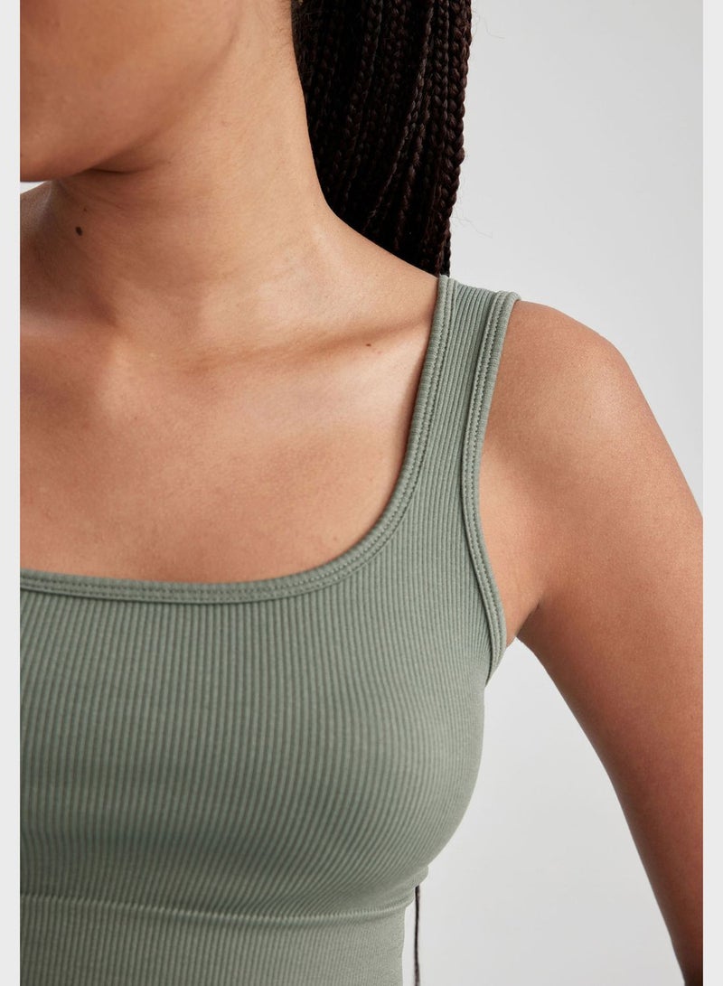 DeFacto Square Neck Seamless Bra  - Image 3