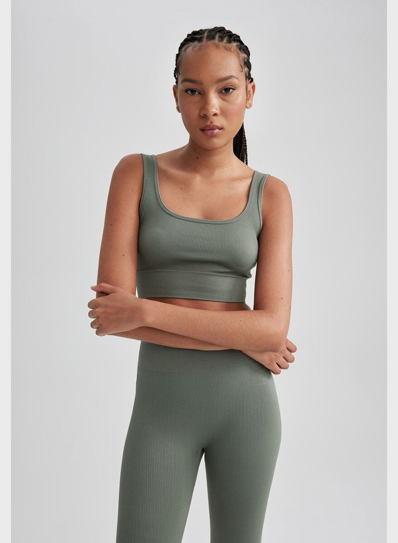 DeFacto Square Neck Seamless Bra  - Image 1