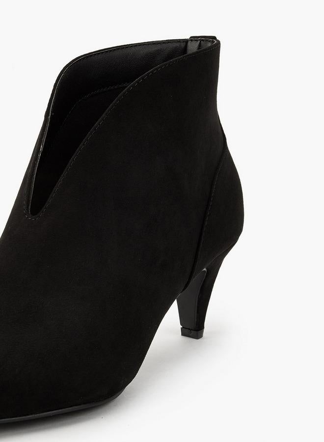 Flora Bella By Shoexpress Women's Cone Heel Slip-On Ankle Boots - Image 4