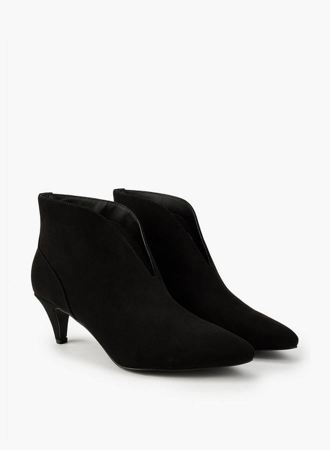 Flora Bella By Shoexpress Women's Cone Heel Slip-On Ankle Boots - Image 3