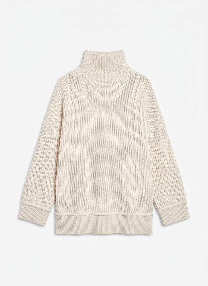 TOPSHOP Knitted Long Sleeve High Neck Jumper - Image 5