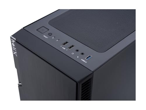 Rosewill FBM-X2-400-HELIX Micro ATX Mini Tower Desktop Gaming & Office PC Computer Case with Pre-Installed 400W Power Supply, 240mm AIO Support, 2X USB 2.0, 1 USB 3.0 - Image 4