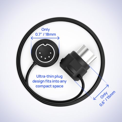 CME MIDI Cable 4-Pack - 2FT / 60cm, 5-pin DIN, Low-Profile - Mirrored 45-Degree Angled Ultra-Thin Plugs for Compact Spaces - Ideal for MIDI Interface, Pedalboard, Keyboard - Image 3