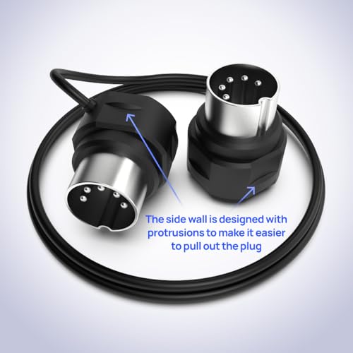 CME MIDI Cable 4-Pack - 2FT / 60cm, 5-pin DIN, Low-Profile - Mirrored 45-Degree Angled Ultra-Thin Plugs for Compact Spaces - Ideal for MIDI Interface, Pedalboard, Keyboard - Image 4