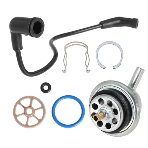 JomGorg Fuel Pressure Regulator Vacuum Line Tube for GMC Sierra for Chevrolet Silverado Suburban Tahoe Colorado Avalanche Yukon 4.8 5.3 6.0 1999-2005 Replaces 17113556 with Clip Snap Ring - Image 1