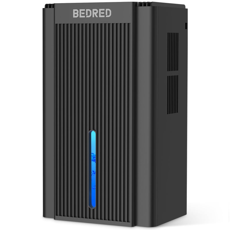 BEDRED Dehumidifier, 95OZ Dehumidifier for Home 1000 Sq.Ft - Quiet with Auto Shut Off & Relaxing 7 Color Ambient Light,Ideal for Livingroom, Bedroom, Basement(Black) - Image 1