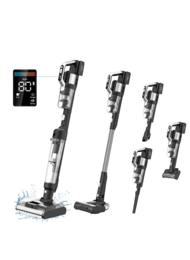 Jimmy PW11 Pro Max 5-in-1 Cordless Wet & Dry Vacuum Cleaner, IPX8 Waterproof Brushless Motor, Drive 110aw Large Suction Power, Double Roller Brushes, 180° Lay Flat Design, mart Dust Sensor and Auto Power Adjustment  - Image 1
