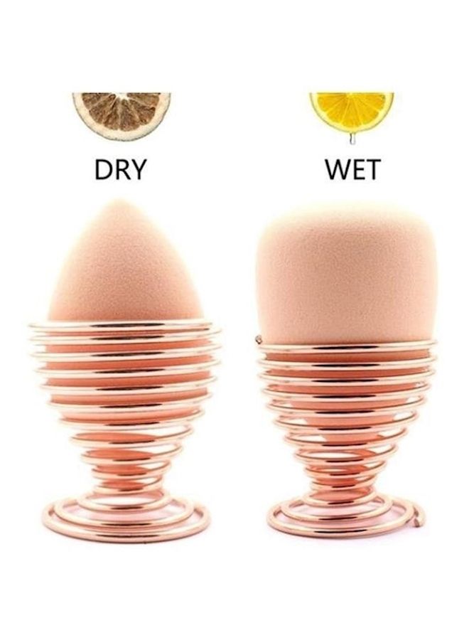 NIBEMINENT Makeup Sponge Holder Rose Gold - Image 2