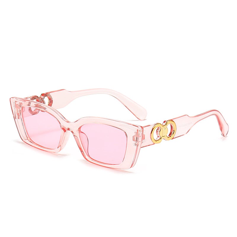 نظارات شمسية عتيقة من الإنترنت مع عدسات عريضة ودائرية مزدوجة للنساء، نظارات عصرية مخصصة، نظارات أوروبية وأمريكية، إطار بودرة، قرص بودرة