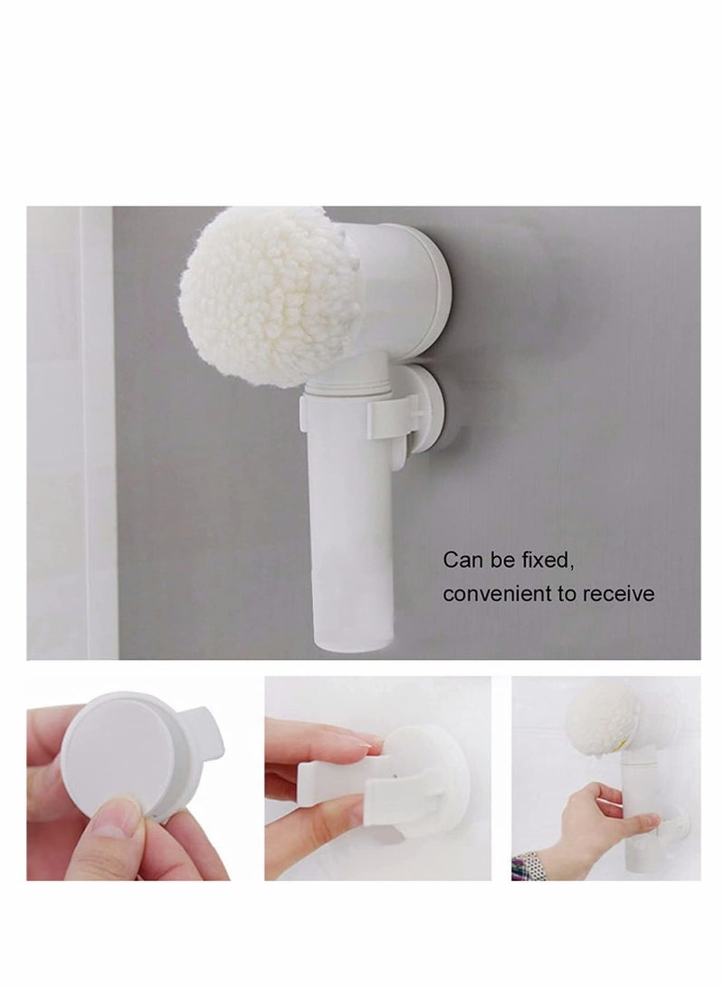 KASTWAVE Electric Spin Scrubber, Household Cleaning Tool, Portable Spin Scrubber,for B【 Standard 】6.89x2.9x10.2 inches and weighs 0.82 pounds.Material: ABS.athroom/Wall/Tile Floor/Bathtub/Baseboard/Toilet/Kitc  - Image 4