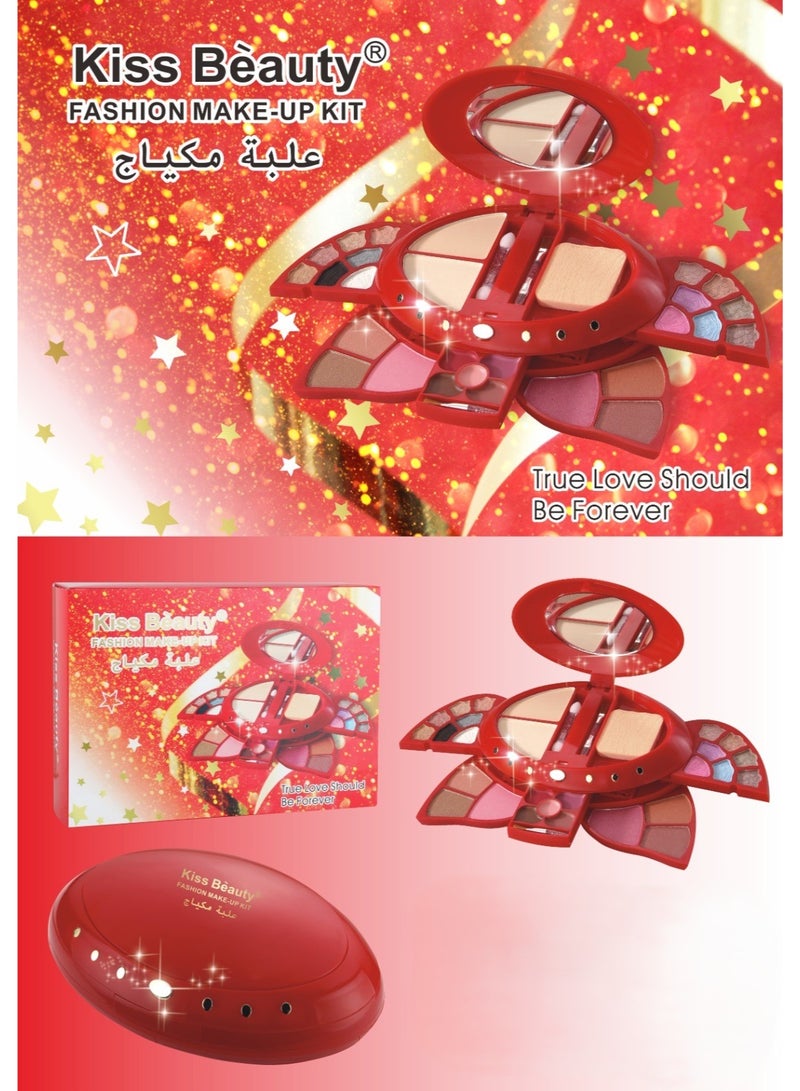 Kiss Beauty Fashion Make-Up Kit | Fresh & Flawless Look | Romantic Makeup Gift Set - Image 2