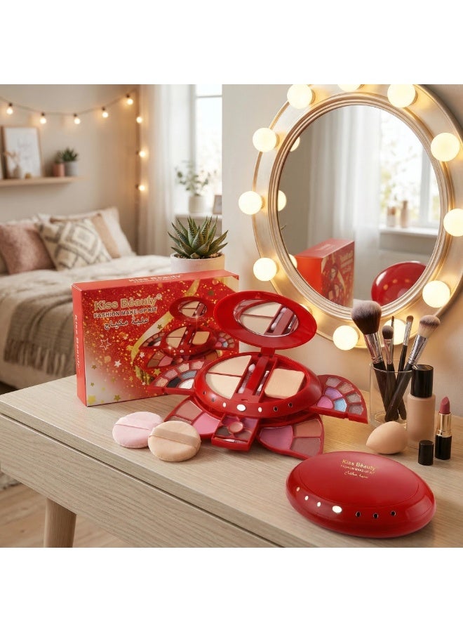 Kiss Beauty Fashion Make-Up Kit | Fresh & Flawless Look | Romantic Makeup Gift Set - Image 5