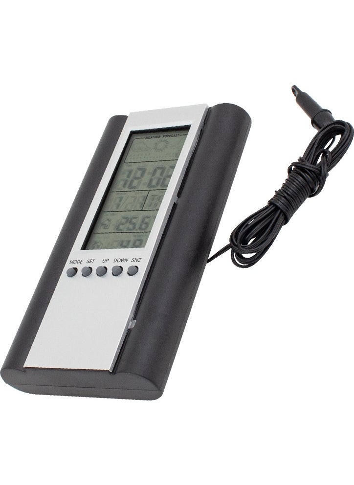 Powermaster Dexter PM-6107 Temperature Humidity Meter Thermometer (Clock-Alarm)  - Image 2