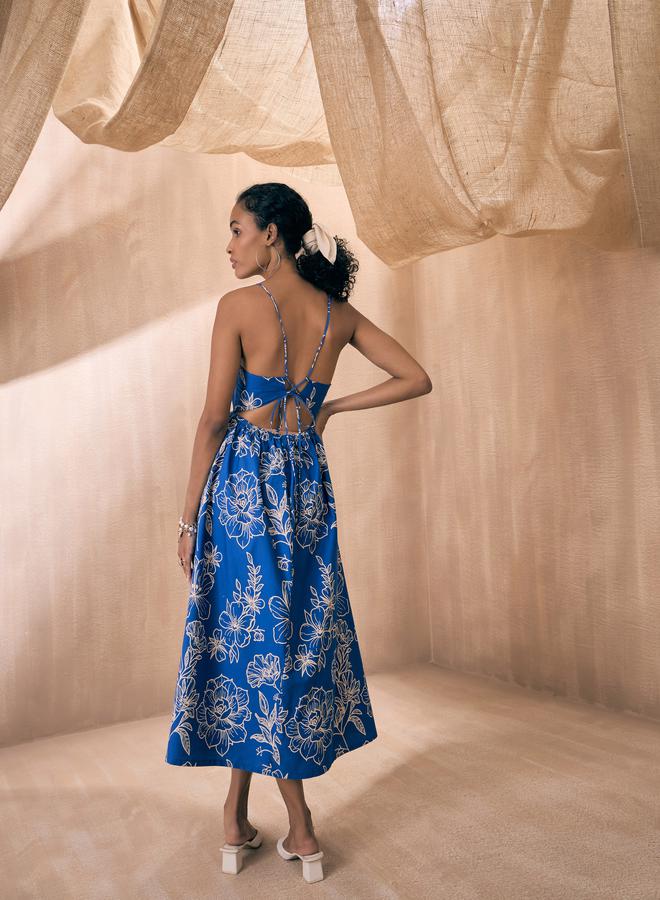 ساسافراس فستان بطبعة زهور - Image 5