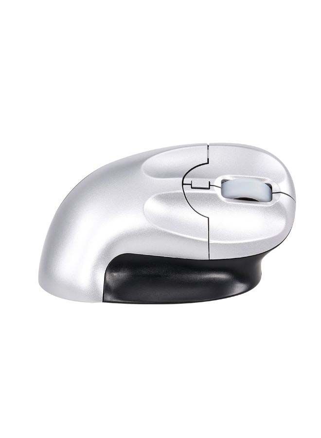 NIBEMINENT 6D Wireless Vertical Optical Mouse Black/Silver  - Image 1