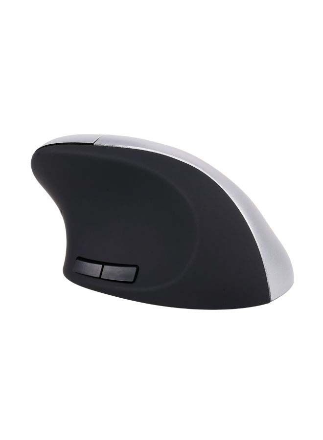 NIBEMINENT 6D Wireless Vertical Optical Mouse Black/Silver  - Image 3