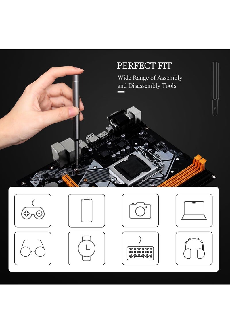 Flushrenic Precision Screwdriver Set,63 in 1 with Pop-up Storage Box, Repair Kit for Smartphones, Laptop, Controls, Camera,Mini Pocket Screwdriver Tool - Image 3