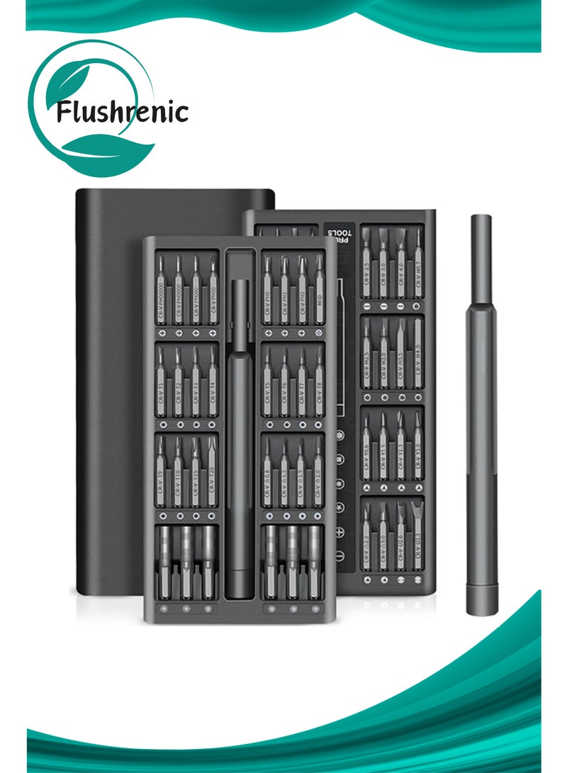 Flushrenic Precision Screwdriver Set,63 in 1 with Pop-up Storage Box, Repair Kit for Smartphones, Laptop, Controls, Camera,Mini Pocket Screwdriver Tool - Image 1