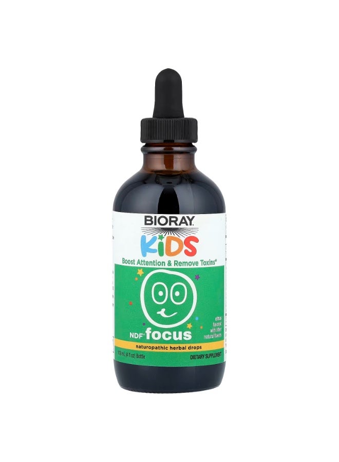 BIORAY Kids, NDF® Focus, Citrus, 4 fl oz (118 ml) - Image 1