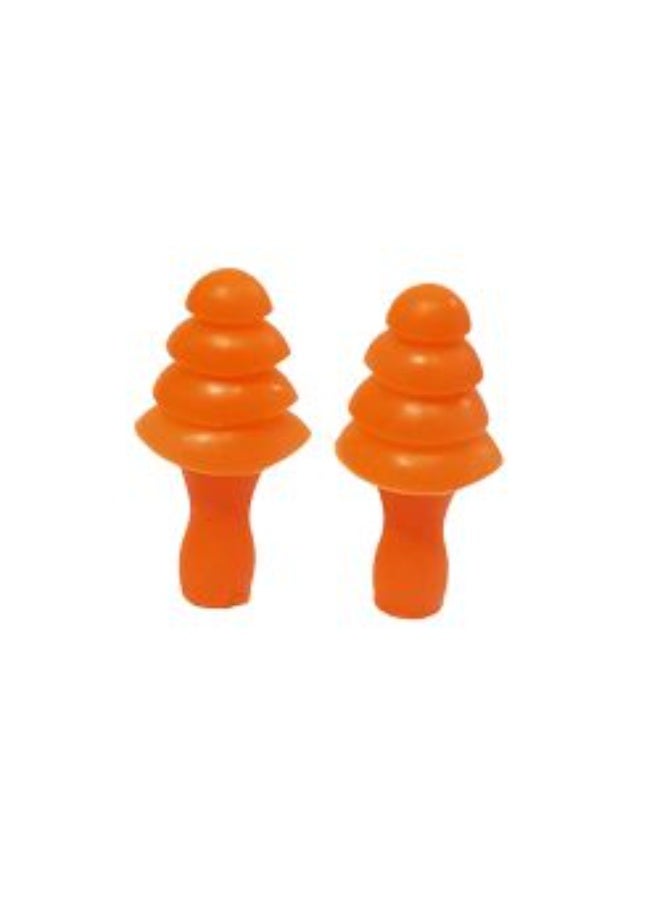 Shielder Professional Noise Reduction Ear Plugs Shielder SH-PLL6S Reusable Silicone Hearing Protection for Construction Industrial and Woodworking 32dB - Image 2