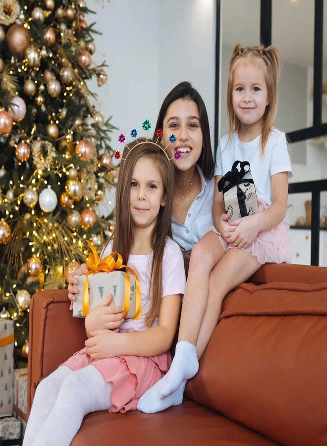 PHALIN Christmas Headbands, Holiday Headbands for Women Rhinestone Xmas Tree HAPPY NEW YEAR Hairbands Christmas Festive Party Hair Accessory Holiday Gifts (Xmas Bow) - Image 2