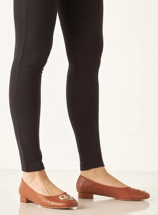 سيليست Women Logo Accent Slip On Shoes with Block Heels