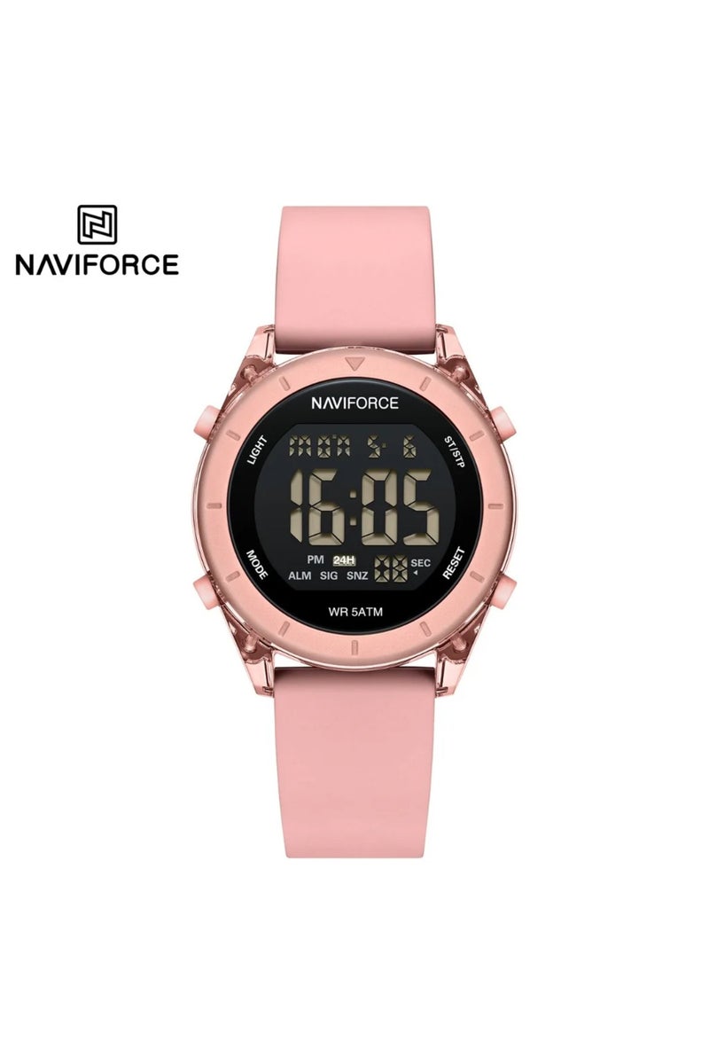 NAVIFORCE ساعة رقمية نسائية NF 7108 – أنيقة، مقاومة للماء حتى 5ATM، ضمان لمدة سنة - Image 1