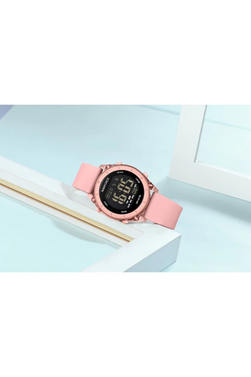 NAVIFORCE ساعة رقمية نسائية NF 7108 – أنيقة، مقاومة للماء حتى 5ATM، ضمان لمدة سنة - Image 2