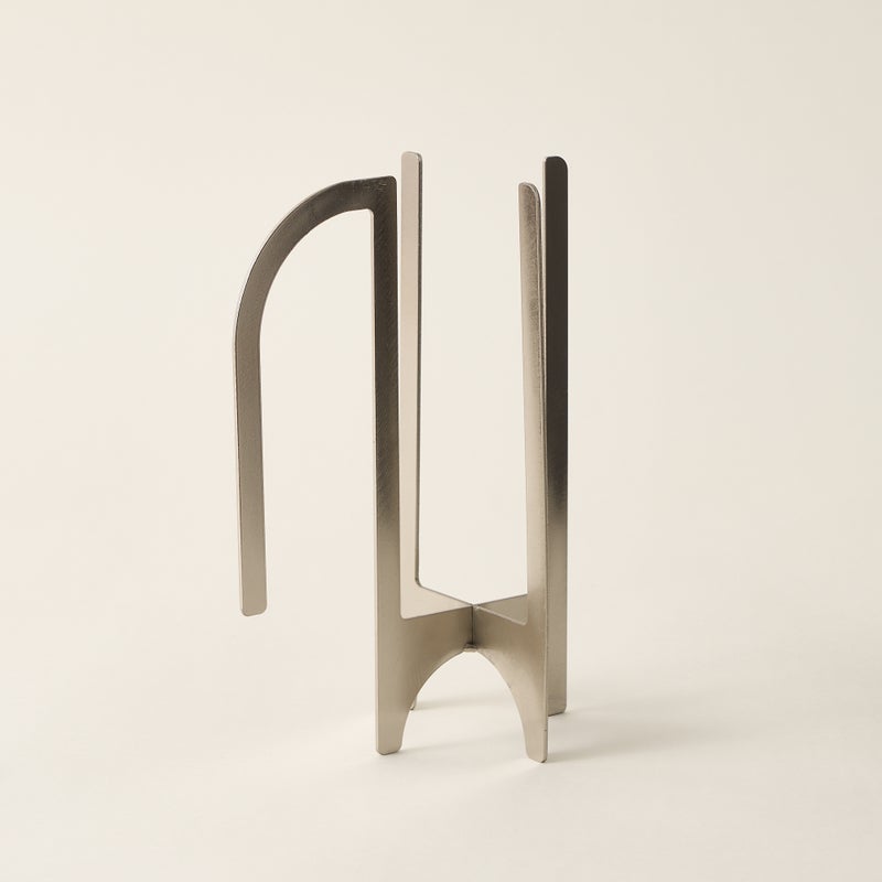 Dallaty silver metal saudi coffee cup holder 14.5*8.5*21.5Hcm - Image 1