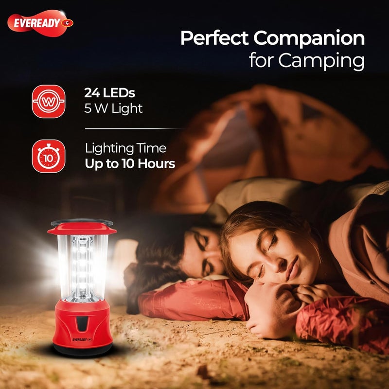 Eveready HL58, Rechargeable 4.8W Emergency Lantern, Overcharge & Deep Discharge Protection, Easy Plug & Play Charging, 360° Lighting - Image 4
