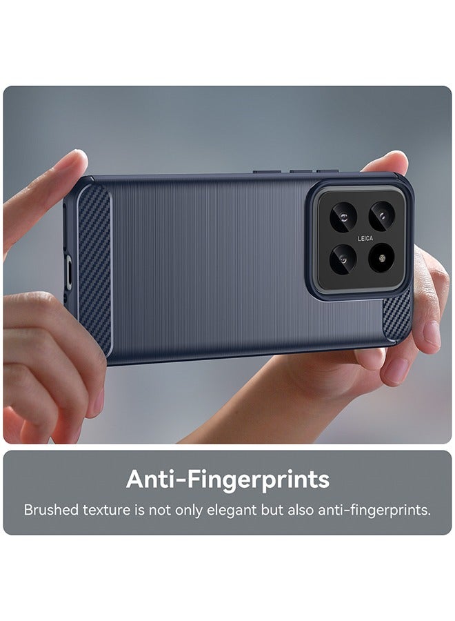 X-level Xiaomi 14 Case Cover with Soft TPU Carbon Fiber Texture Anti-Scratch Shockproof Slim Anti-Drop Bumper Back Cover Comfortable Touch shell Phone Accessory for Xiaomi 14 5G - Image 4