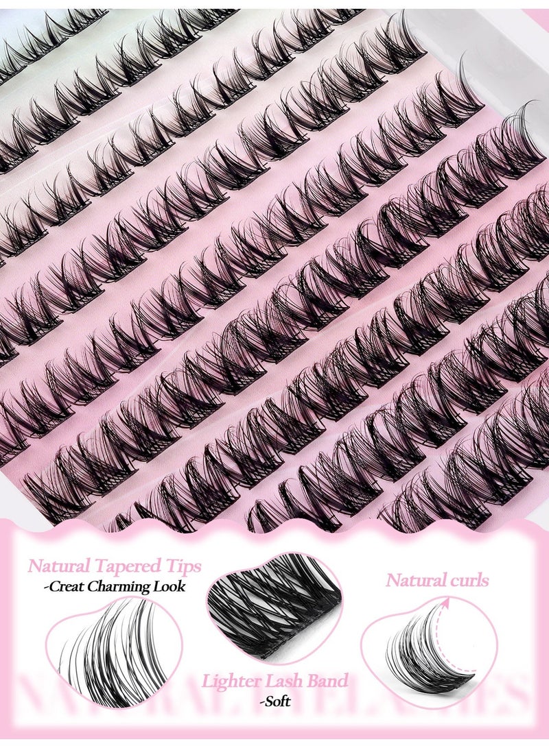 MAGEFY 120 Clusters Of Segmented False Eyelashes, Thick and Long False Eyelashes, DIY Eyelash Extensions, Suitable For Everyday Makeup and Special Occasions. - Image 4