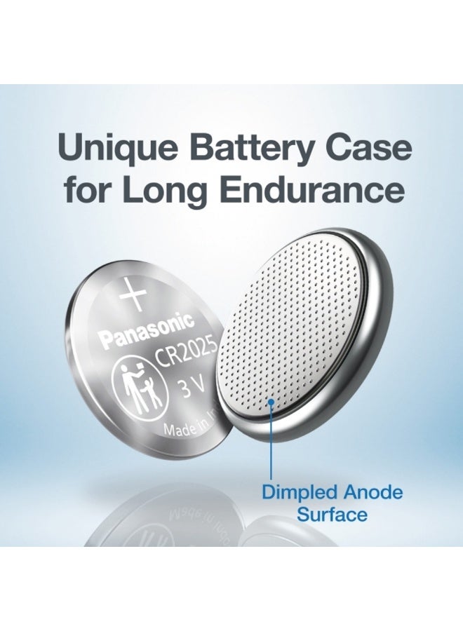 Panasonic 2-Pieces Panasonic CR2025 Lithium 3V Indonesia Batteries - Image 2