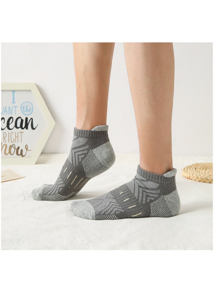 Mens Athletic Socks (5-Pack) - Low Cut, Sweat-Wicking, Odour-Resistant, All-Season Comfort - Ideal for Active Lifestyles, Running  Everyday Wear - Ultimate Socks for Men Collection - Image 5