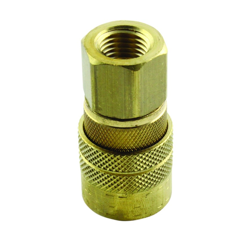 Milton (S-715) 1/4" FNPT Female M-Style KWIK-CHANGE Coupler , Red - Image 3