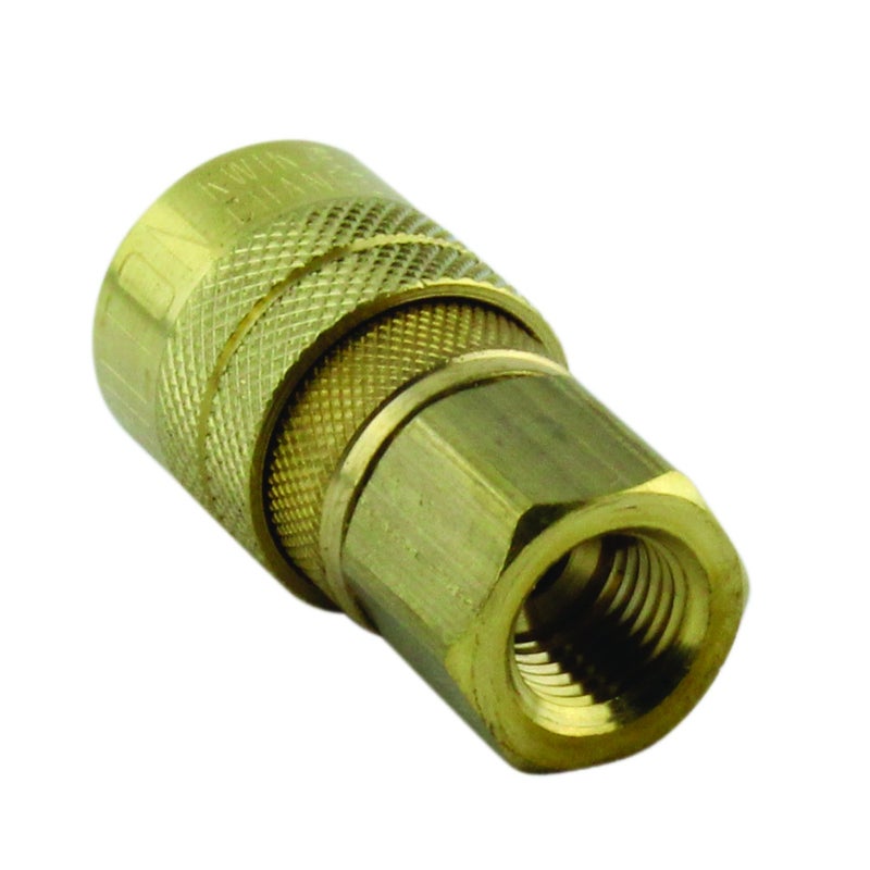 Milton (S-715) 1/4" FNPT Female M-Style KWIK-CHANGE Coupler , Red - Image 2