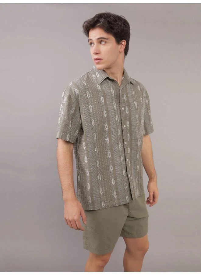 American Eagle AE Button-Up Poolside Shirt
