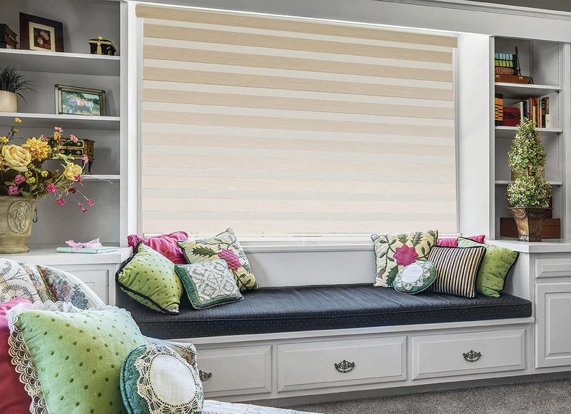 ZEBRA BLINDS Polyester Blinds for Windows,Ivory,W60XH130CM - Image 3