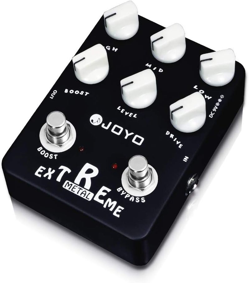 JOYO Metal Distortion Pedal with 3 Band EQ and Low-Mid-High Gain Boost for Electric Guitar Effect - Bypass (Extreme Metal JF-17) - Image 1