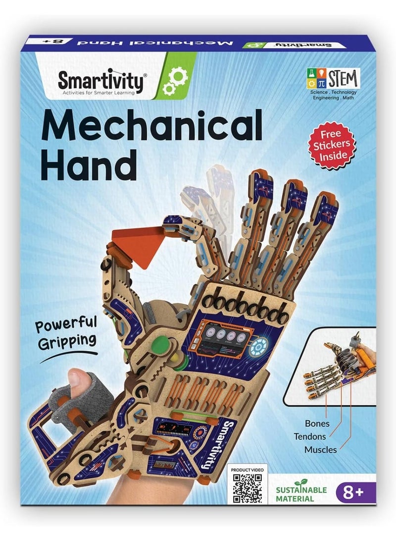 Smartivity Robotic Mechanical Hand Toy for Kids 8-10-12-14 Years Old | Parents Choice Award Winner I Birthday Gifts for Smart Kids | Superhero Toy for Boys & Girls 8,9,10,11,12,13,14 - Image 1
