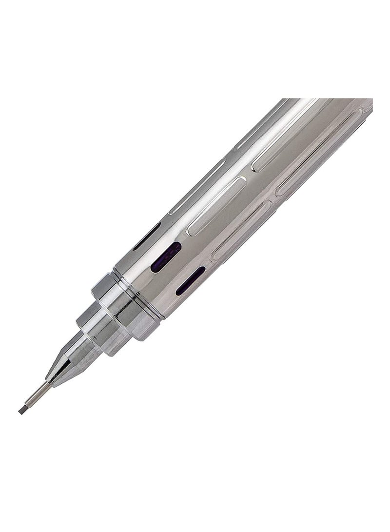 Pentel 3-Piece Graph Gear 300 Mechanical Pencil 0.7mm Tip White Barrel  - Image 3