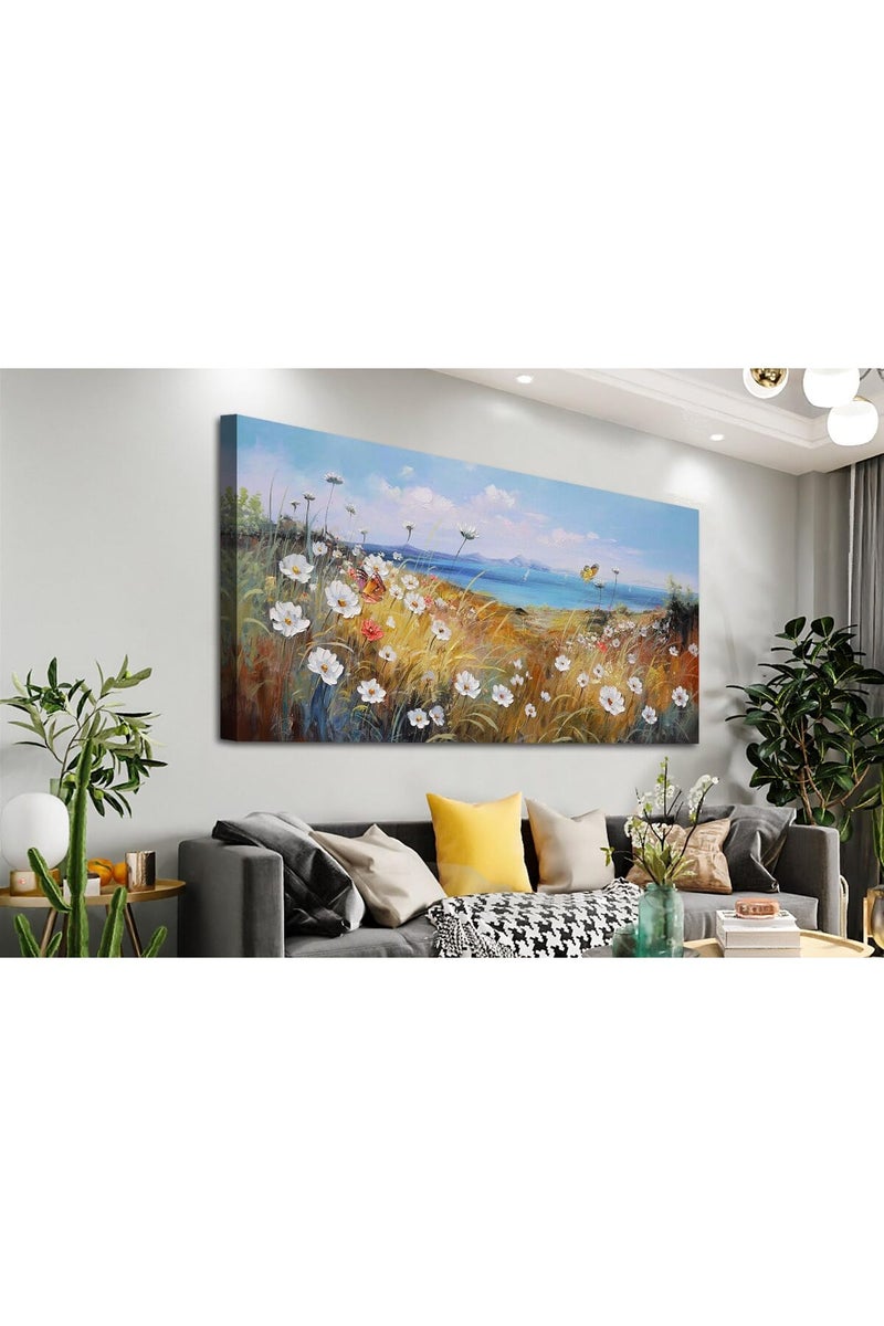 EMODA Vintage-Style Minimalist Canvas Artwork 60x120 cm – Personalized Wrap Framed Decor - Image 3