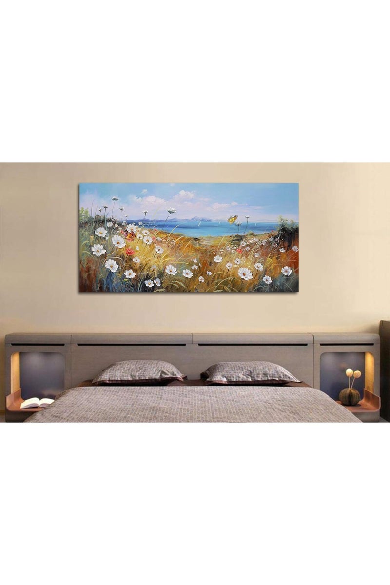 EMODA Vintage-Style Minimalist Canvas Artwork 60x120 cm – Personalized Wrap Framed Decor - Image 4